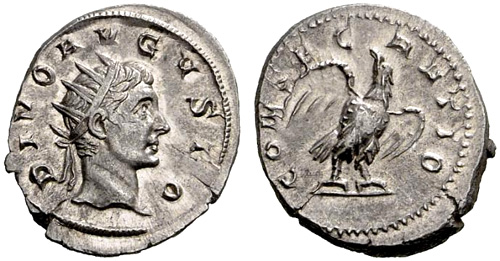 trajan decius roman coin antoninianus
